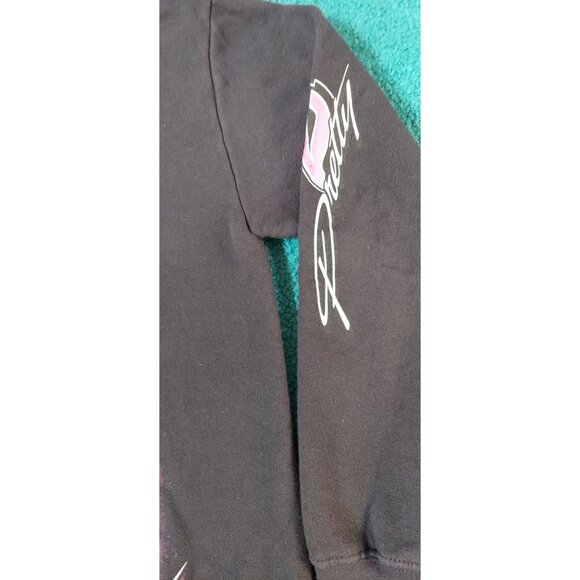 Gildan Premium Cotton Hoodie 2 Pretty Jus Truck'n Front Back Graphic Racing M - Picture 7 of 9